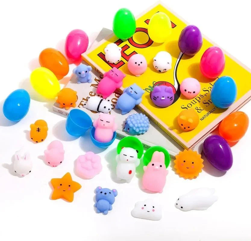 Mochi Squishy Toy Filled Easter Eggs – Animal Stress Relief Toys
