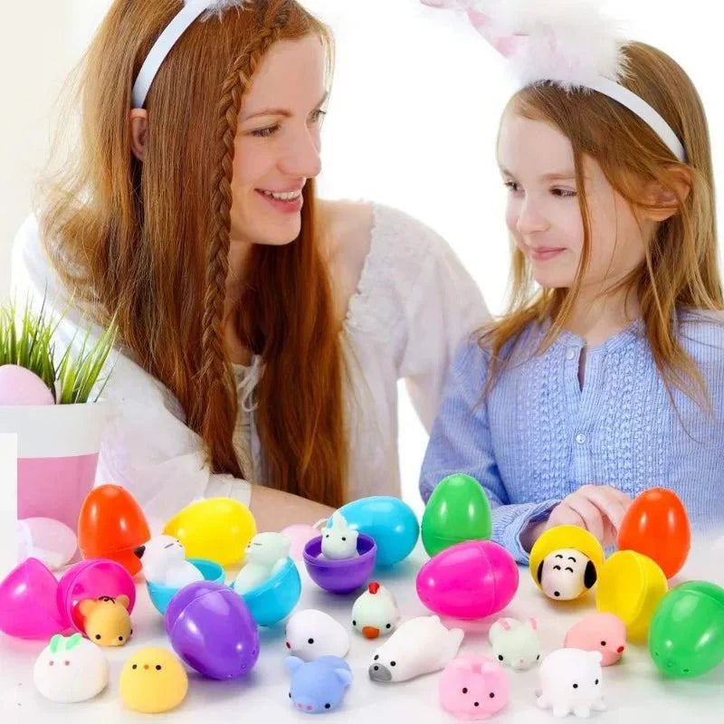 Mochi Squishy Toy Filled Easter Eggs – Animal Stress Relief Toys