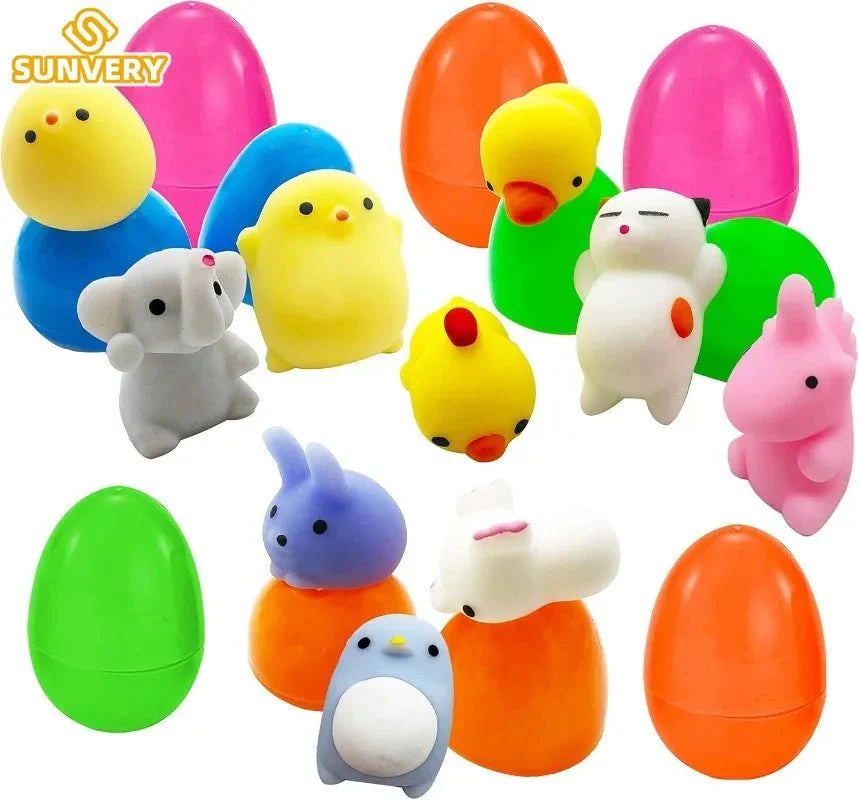 Mochi Squishy Toy Filled Easter Eggs – Animal Stress Relief Toys