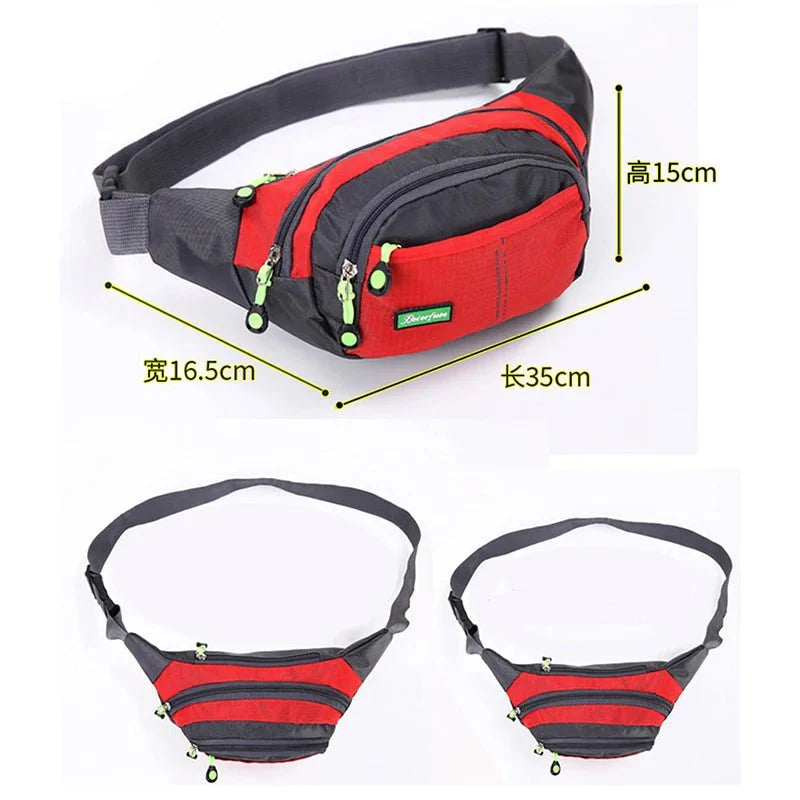 Multifunctional Waterproof Sport Waist Bag | Unisex Running & Outdoor Pack