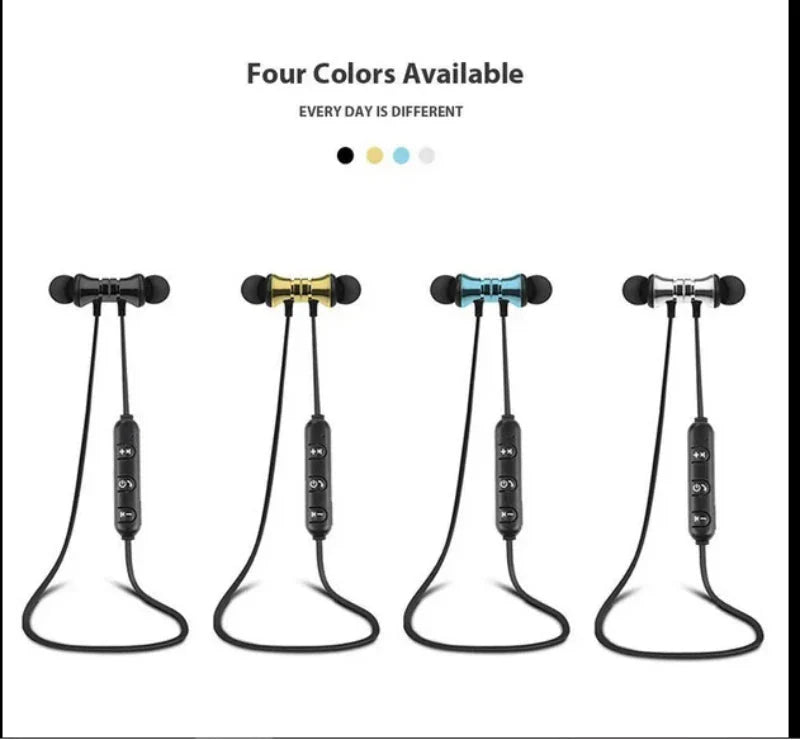 Wireless Bluetooth Neckband Headphones | Sports Earphones with Mic