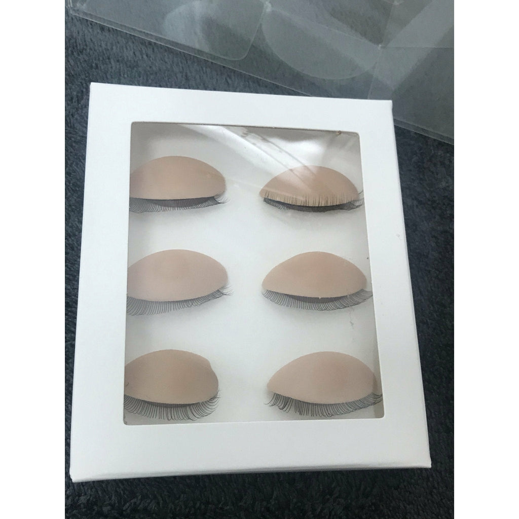 New Eyelash Practice Mannequin with 3 sets of removable eyes.