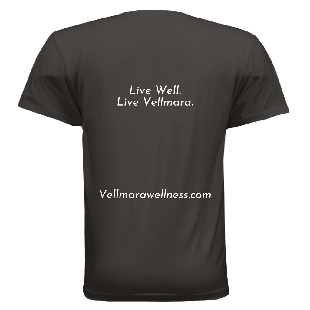 Live Well moisture wicking performance T-shirt by Vellmara