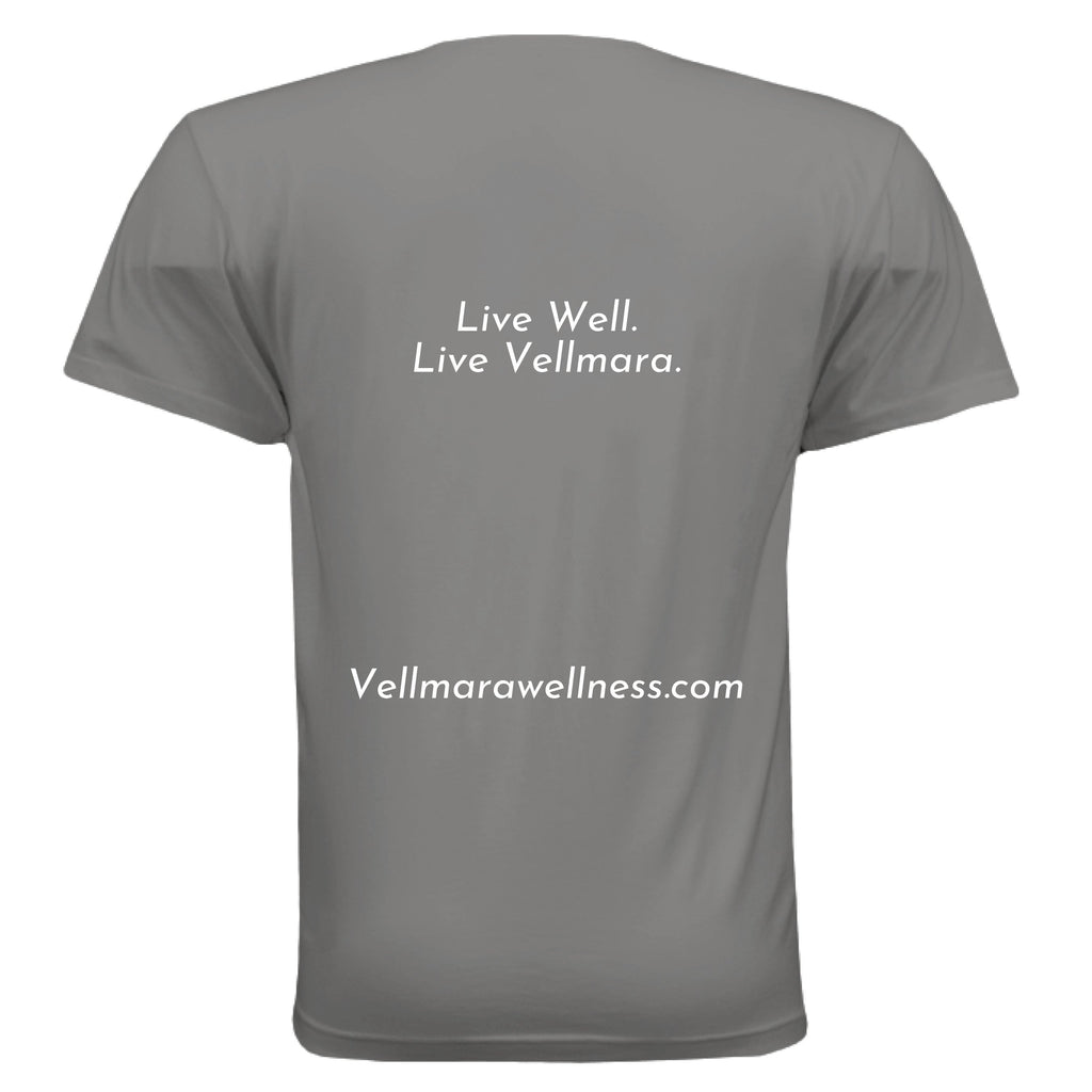 Live Well moisture wicking performance T-shirt by Vellmara
