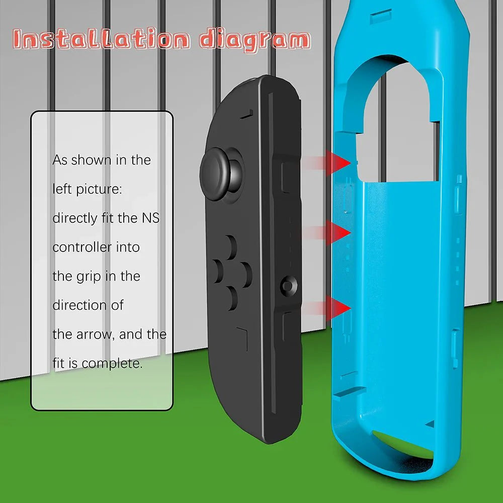 Nintendo Switch Golf Club Grips | 2PCS Joy-Con Controller Game Accessories