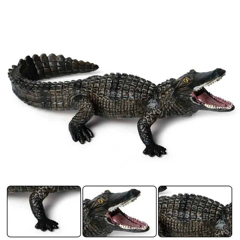 Sarcosuchus Crocodile Action Figure – Hand-Painted Wild Animal Model