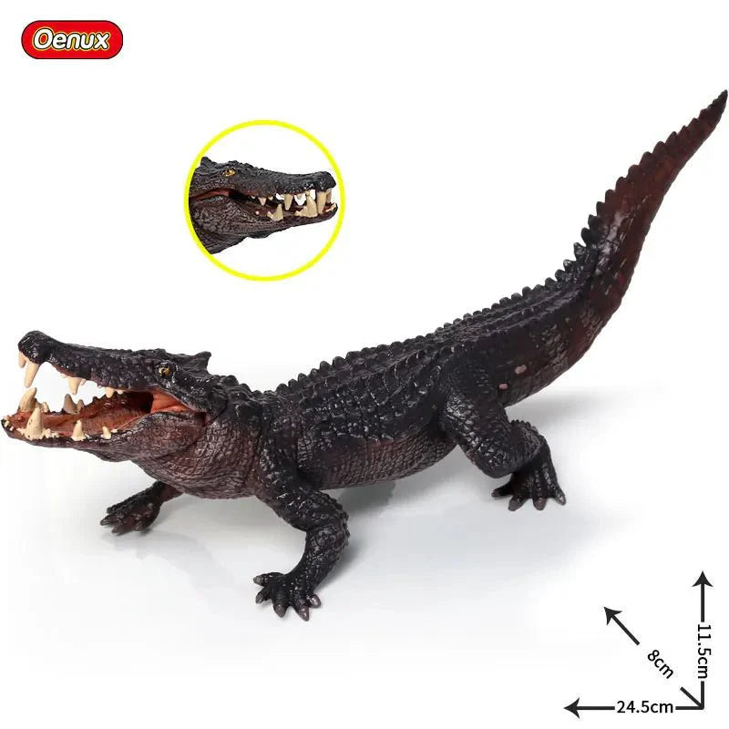 Sarcosuchus Crocodile Action Figure – Hand-Painted Wild Animal Model