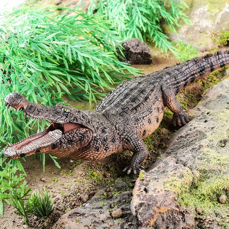 Sarcosuchus Crocodile Action Figure – Hand-Painted Wild Animal Model