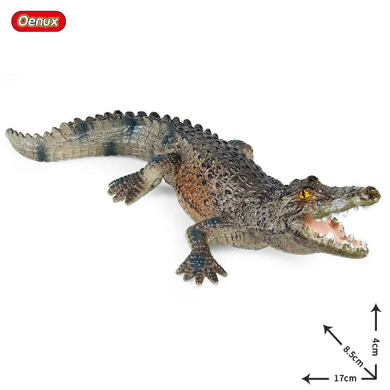 Sarcosuchus Crocodile Action Figure – Hand-Painted Wild Animal Model