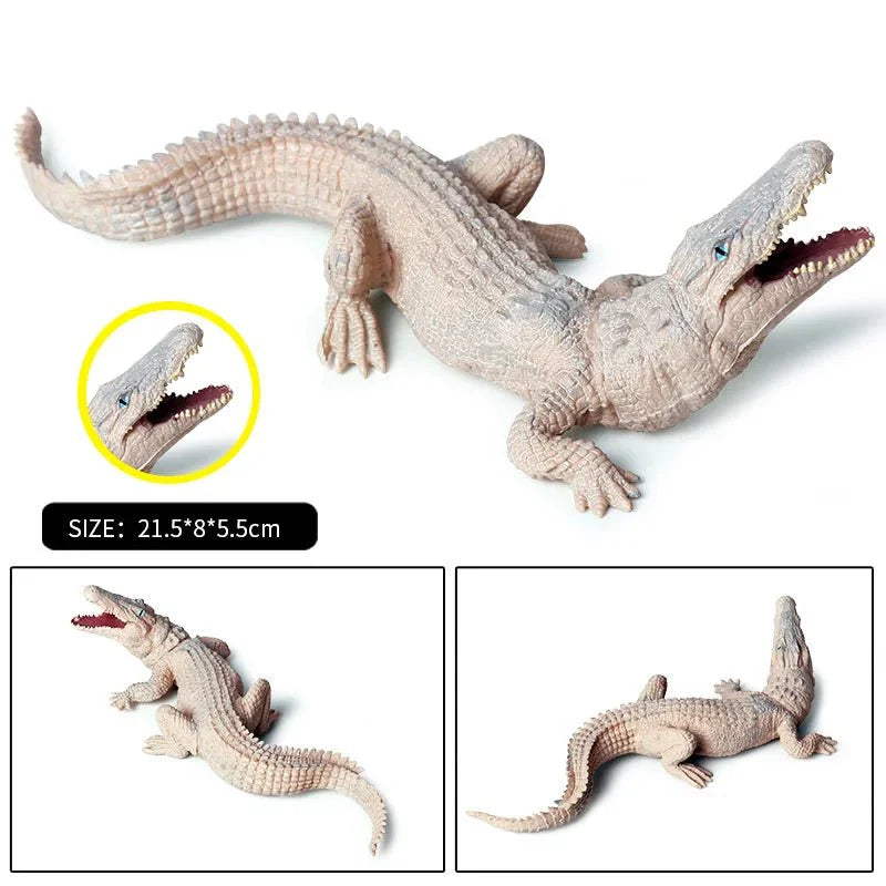 Sarcosuchus Crocodile Action Figure – Hand-Painted Wild Animal Model
