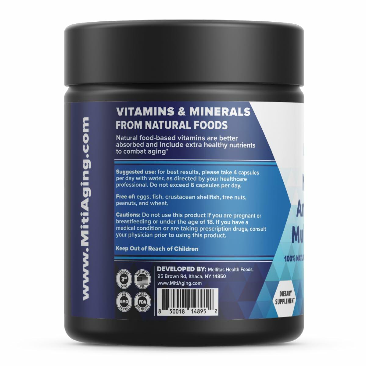 BestBy02/26 MitiAging Multi-Vitamin 30 Day Supply Natural Vitamins Minerals
