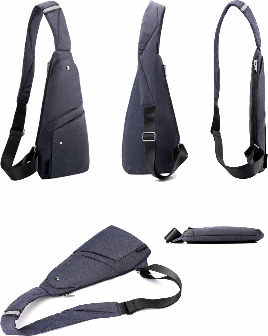 Sling Bag Anti Theft Crossbody Lightweight Travel Shoulder Daypack