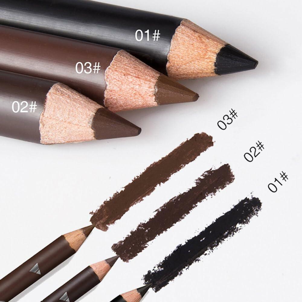 Magic Microblade Eyebrow Pen 4-Tip Precise Contouring Waterproof 2Pcs Black