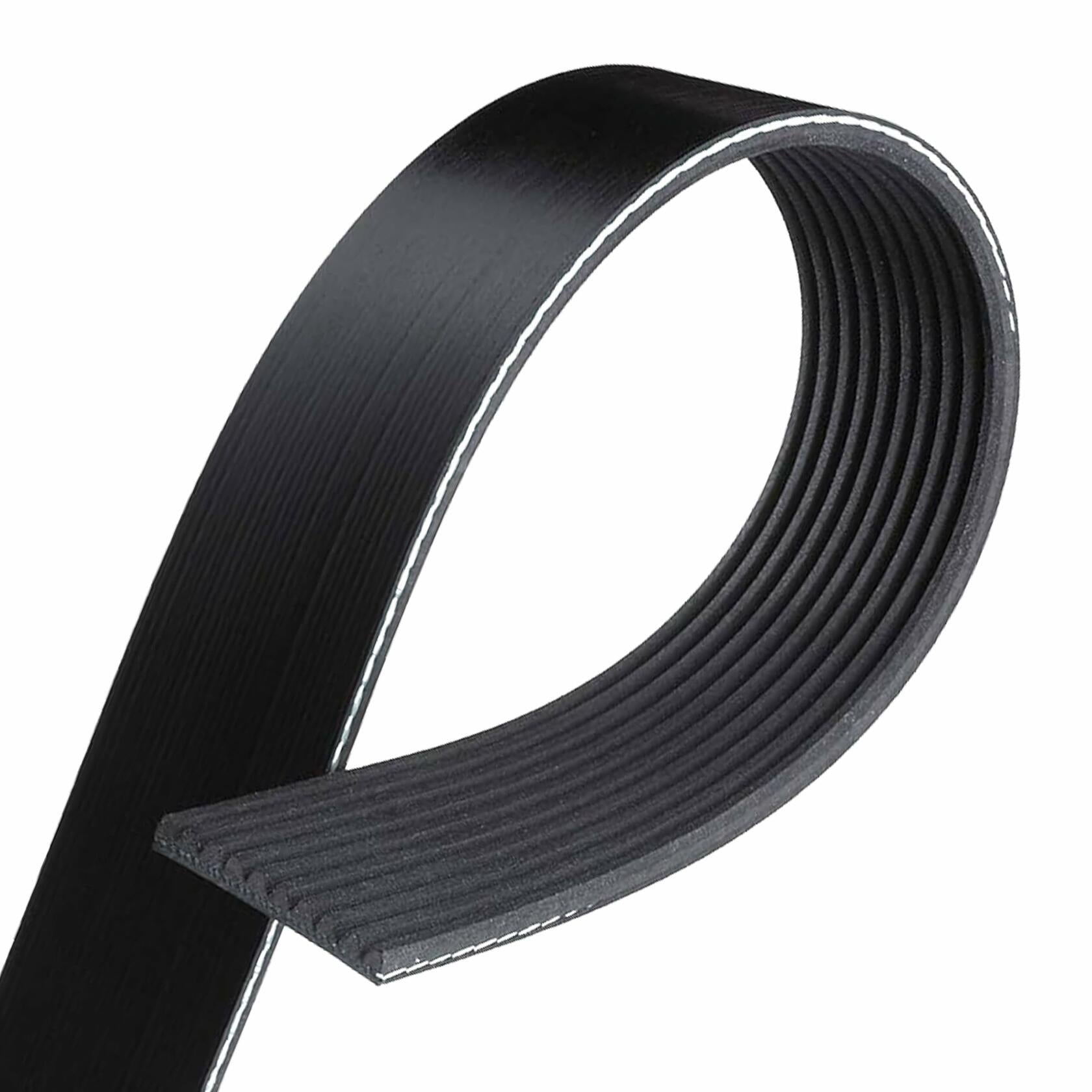 PartsBroz K060598 Micro-V Serpentine Drive Belt Compatible with Gates Black