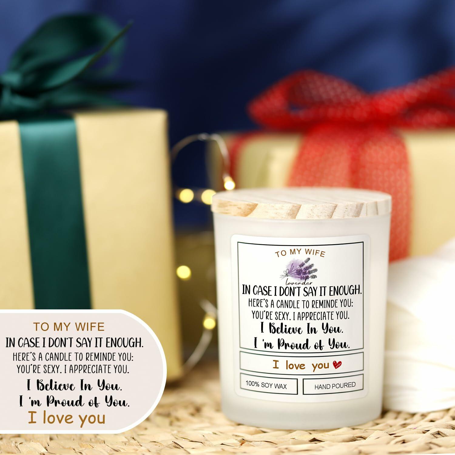 [Like New] Romantic Candle Gift for Wife Valentines Birthday Anniversary Gift