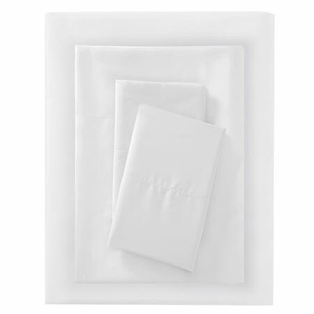 Room Essentials Twin/Twin XL Microfiber Sheet Set White Polyester Peached