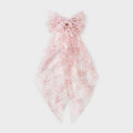 Wild Fable Floral Lace Bow Hair Barrette Pink Polyester Iron Clip