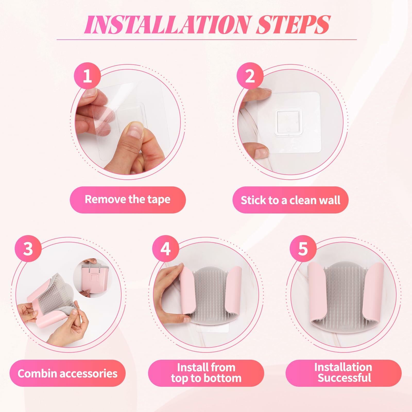 Shower Hair Catcher Drain Protector Trap Easy Clean Removable Bathroom