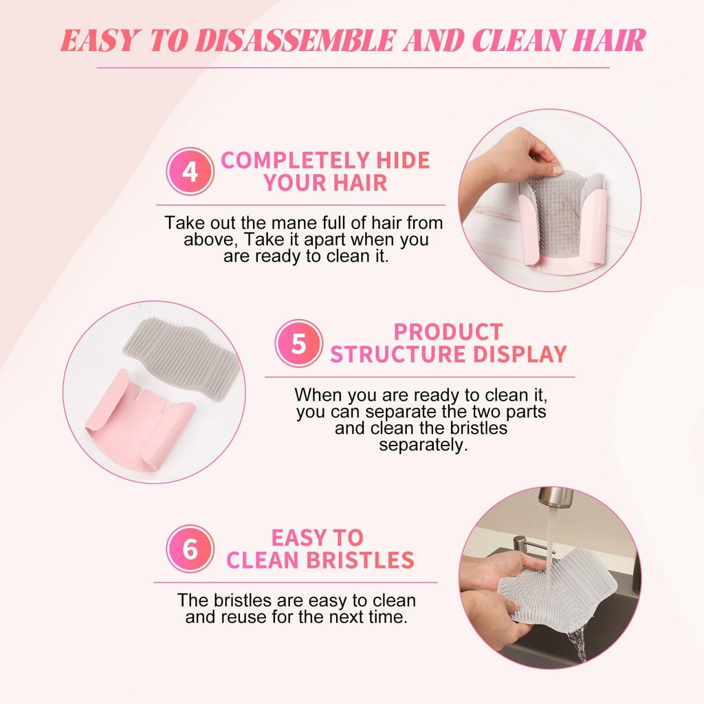 Shower Hair Catcher Drain Protector Trap Easy Clean Removable Bathroom