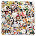 PEAK TOWN One Piece Luffy Anime Stickers 100PC Waterproof Vinyl Decals