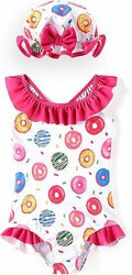 PATPAT Toddler Girls Unicorn One Piece Swimsuit Pink Size 2T