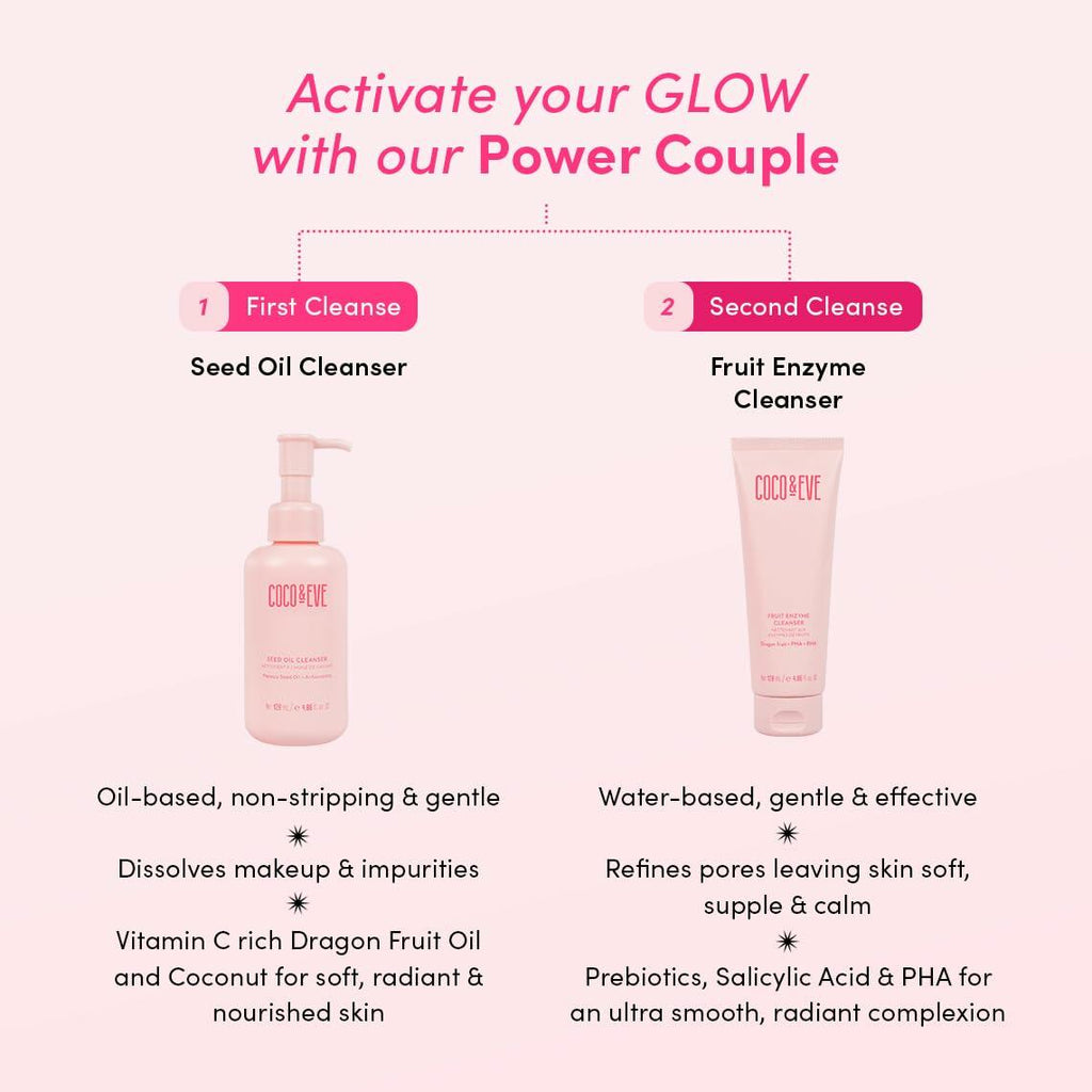 Coco & Eve Fruit Enzyme Cleanser Water Based Gentle 4.06 fl oz