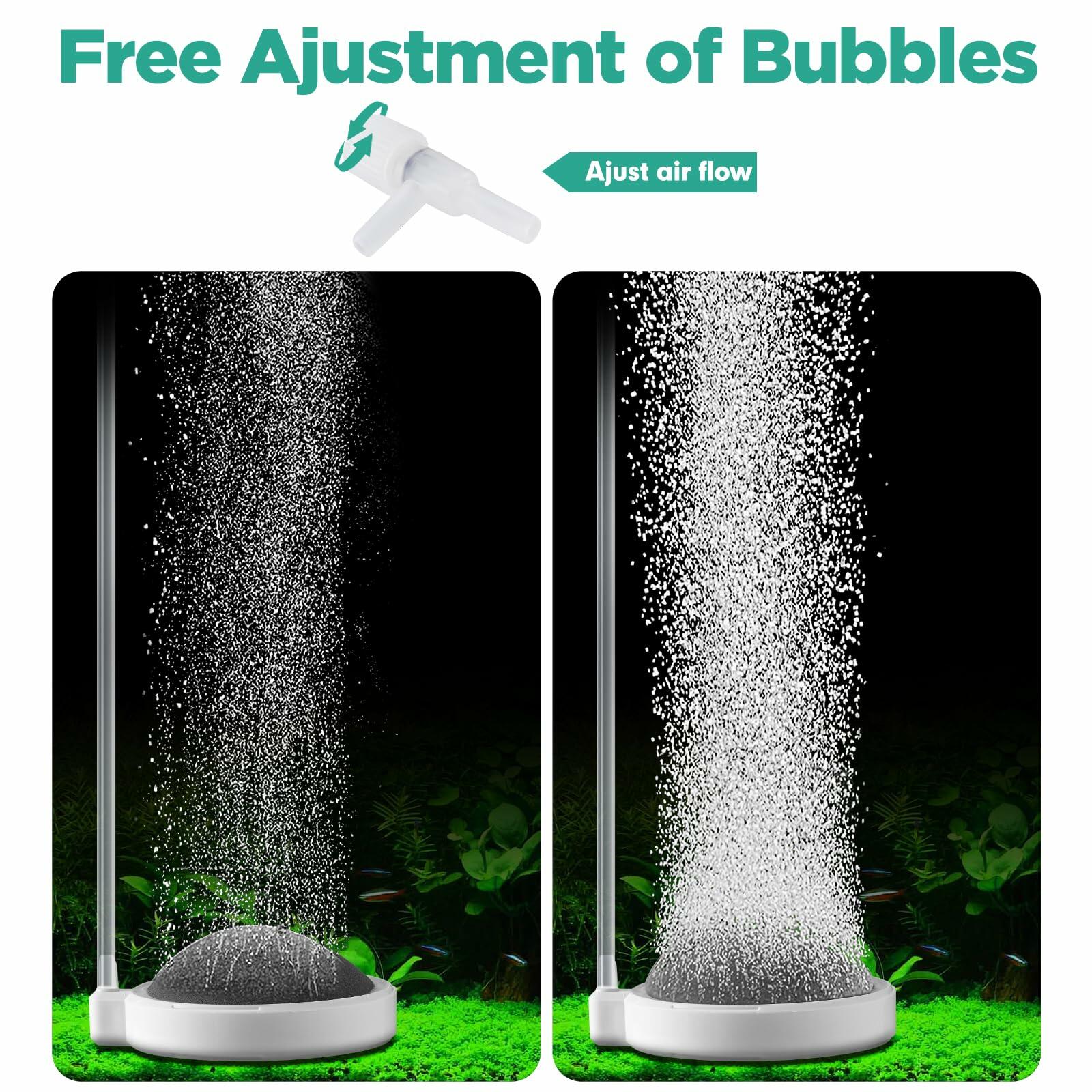 BLOTFISH Nano Air Stone 4-Inch Aquarium Bubbler Quiet High Oxygen Diffusion
