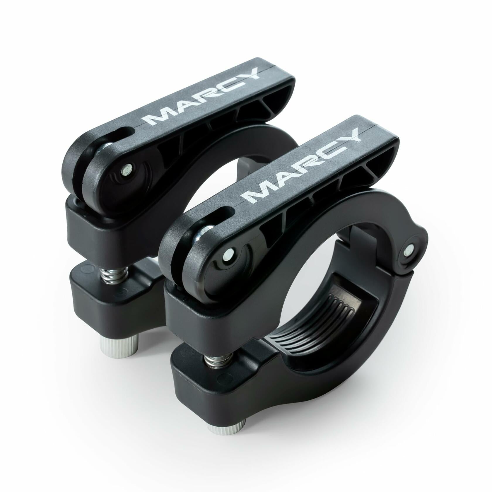 Marcy Olympic Barbell Lock Collar Clips 2-inch Nylon Resin Black OBC-8BK