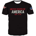 KYKU USA Flag T Shirt Men Patriotic 4th of July American 1776 Size 2XL