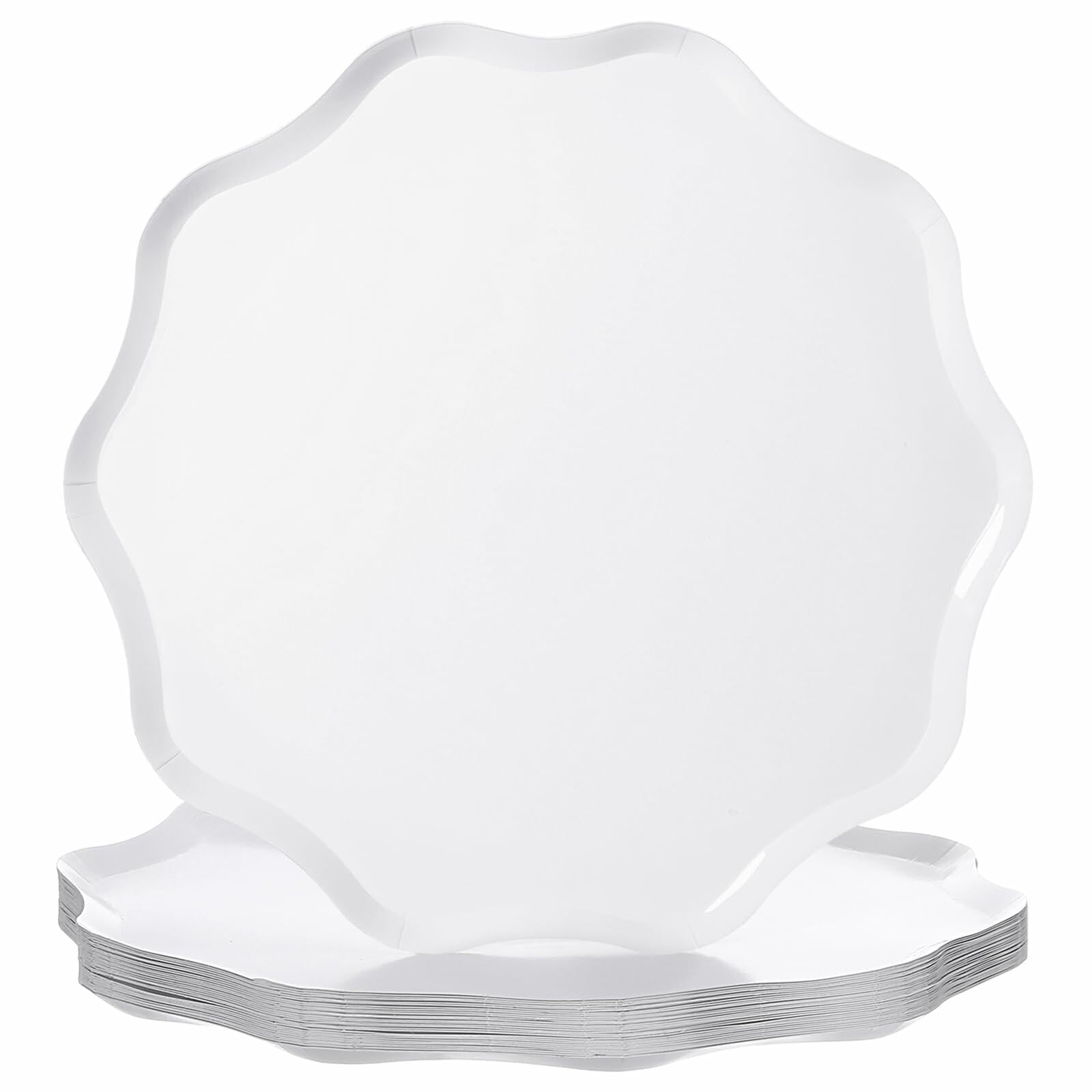 Havawish Compostable Dinner Plates 10.5 Inch French Crème 30 Pcs