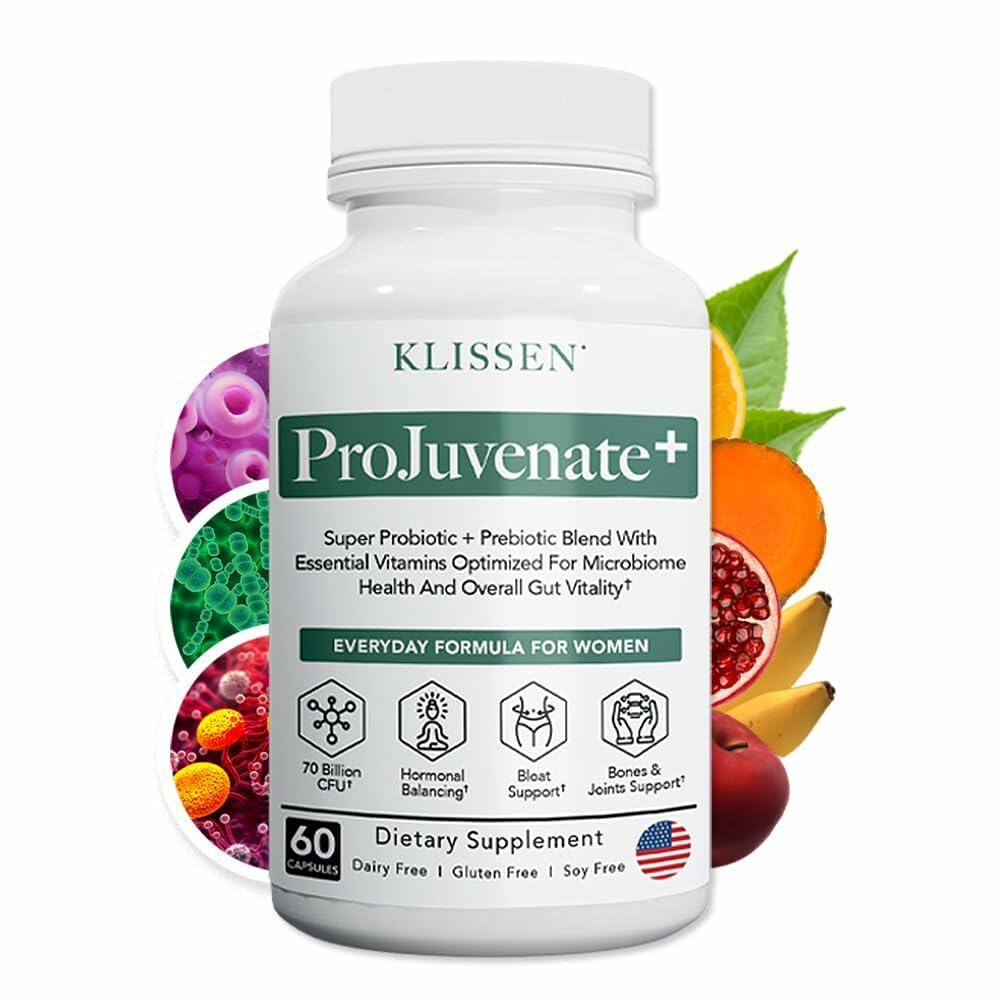 KLISSEN ProJuvenate+ Probiotic Weight Management Women 70B CFU 60 Ct
