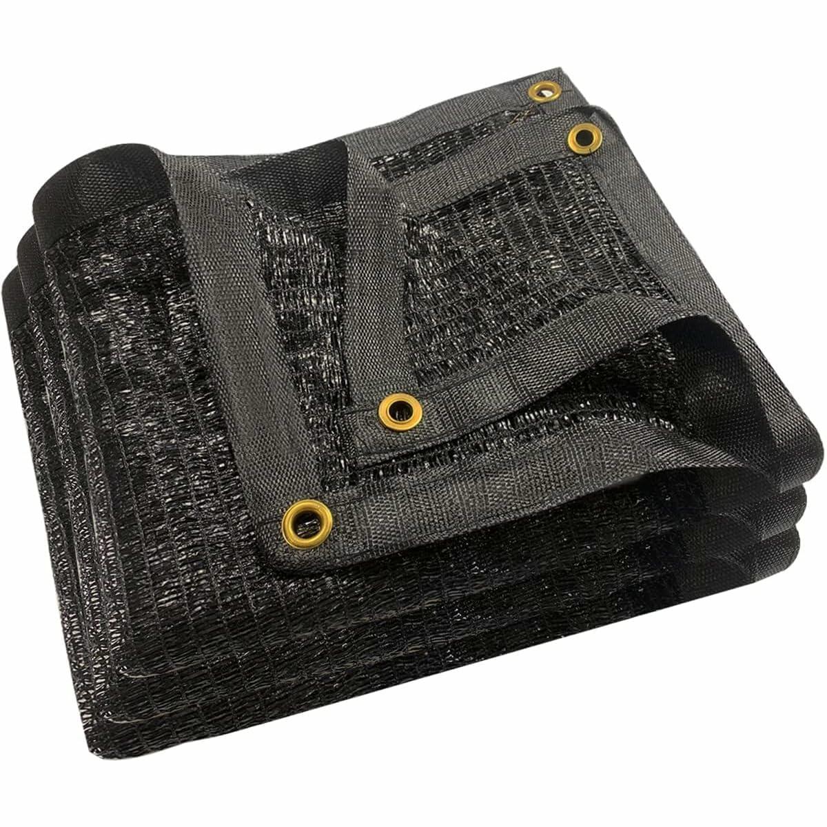 JUNKOGO 40% Shade Cloth Garden 10x20Ft Black UV Resistant Mesh Tarp