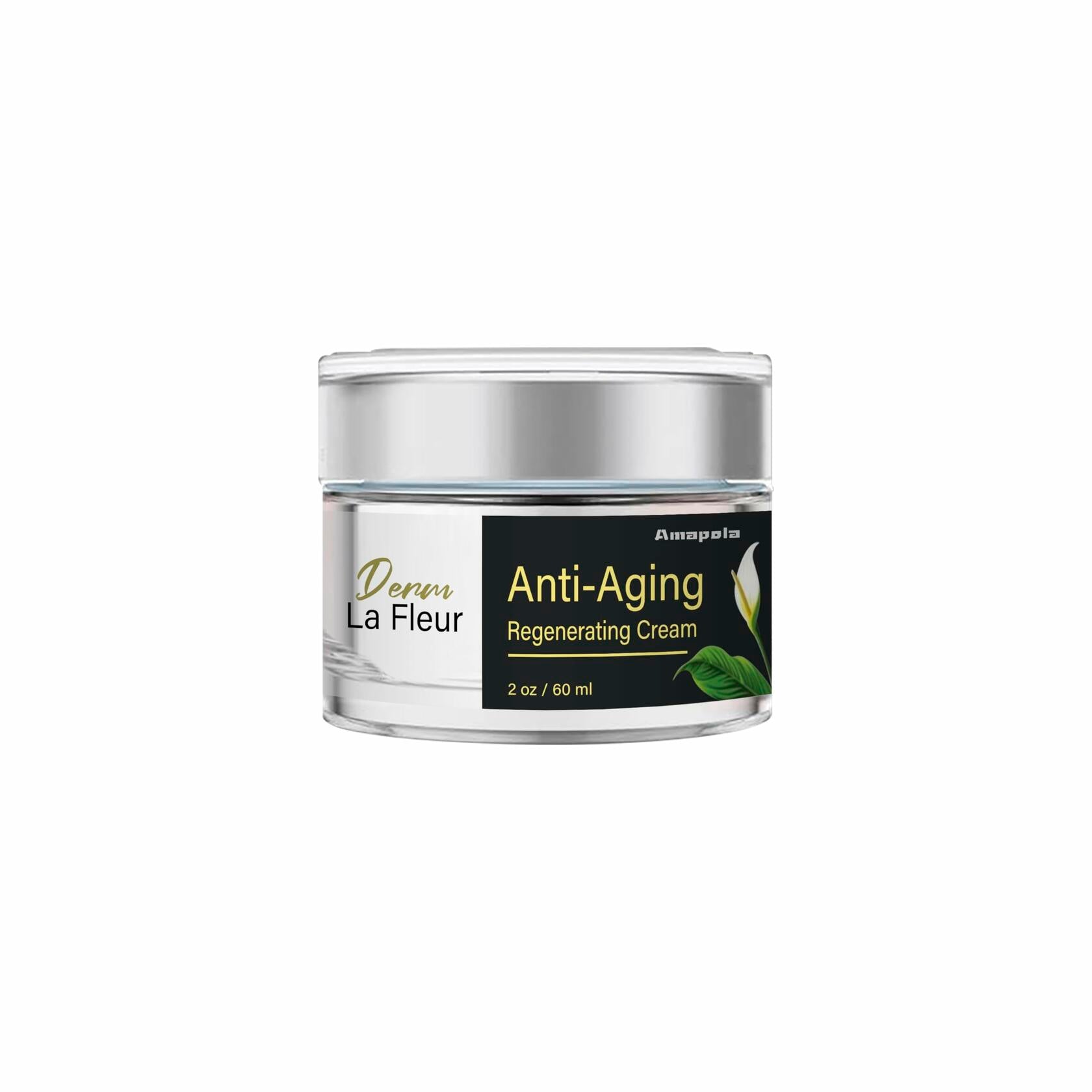EXP;09/25 Amapola Derm La Fleur Anti Aging Cream 2oz Single