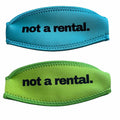 Isle Essentials Aqua Lime Green Scuba Snorkel Mask Strap Cover