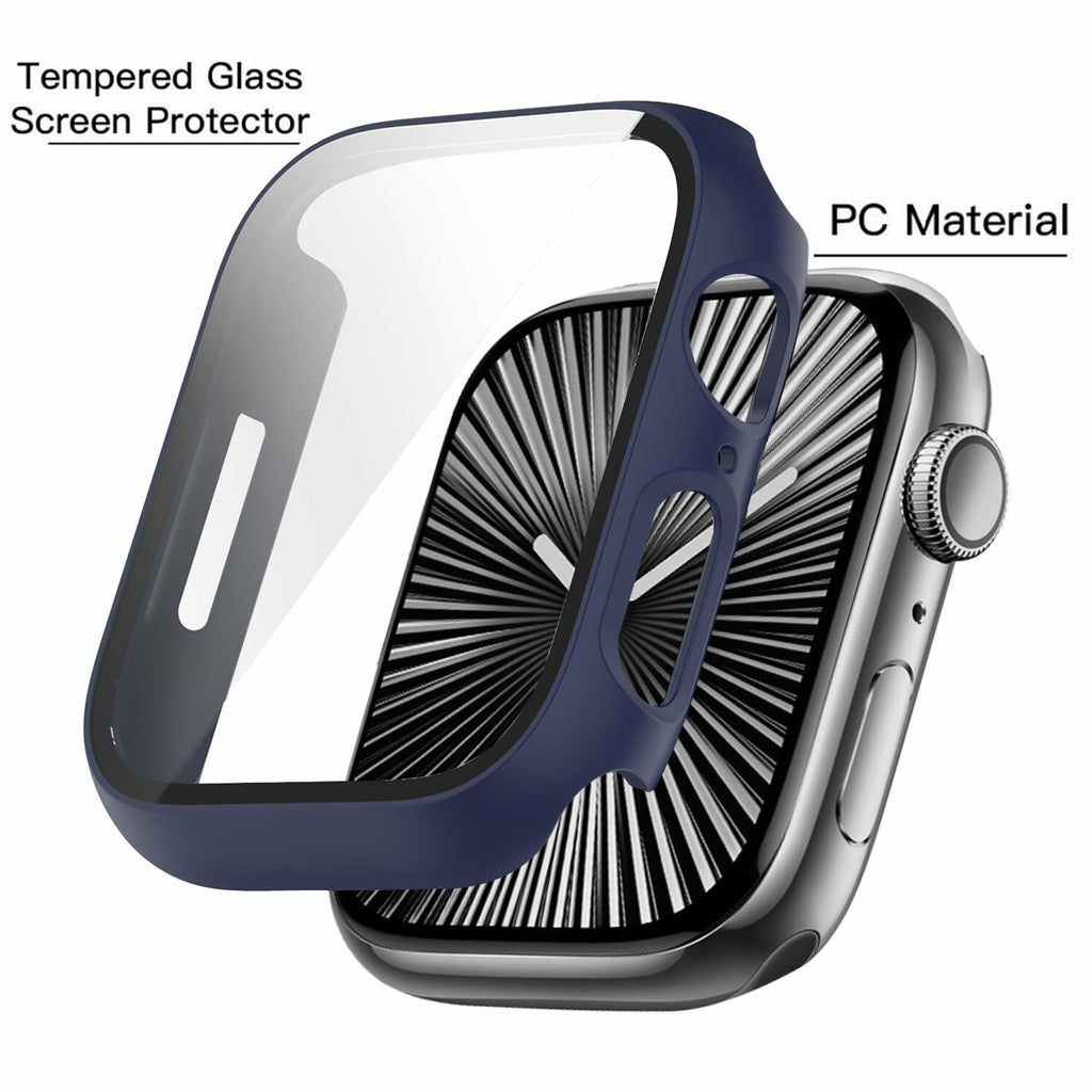 T Tersely 3-Pack Apple Watch Series 11/10 46mm Case with Tempered Glass