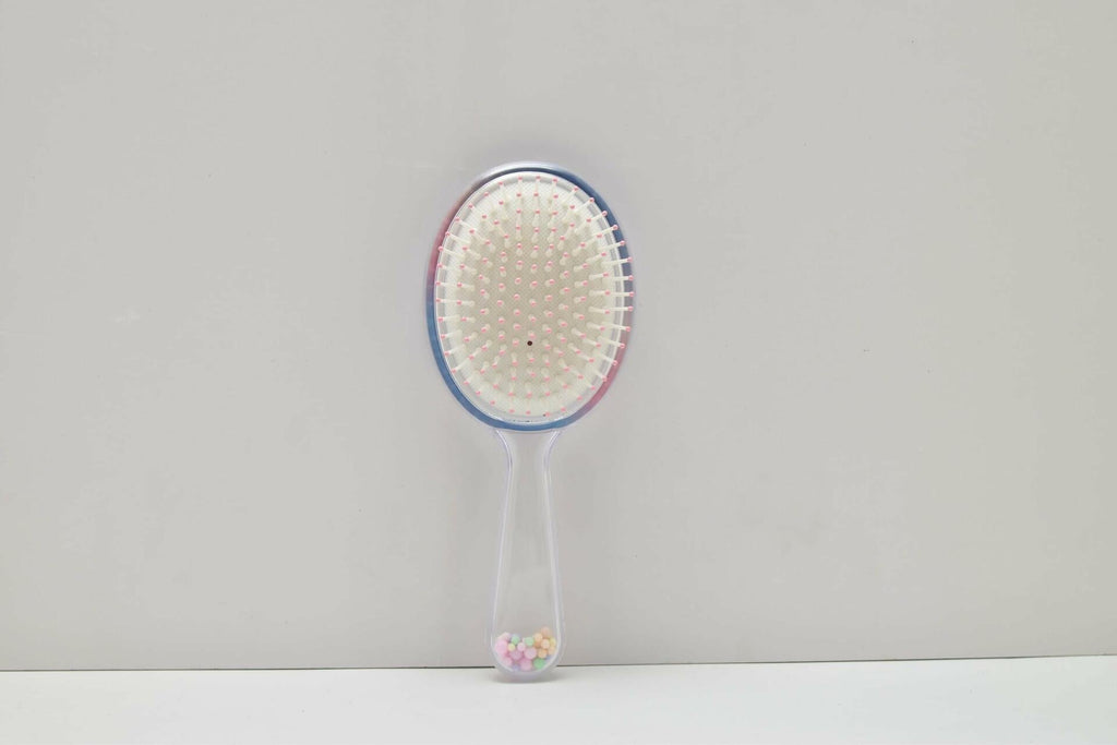 Gett Detangling Hair Brush for Kids & Adults Soft Bristle Whale Glitter