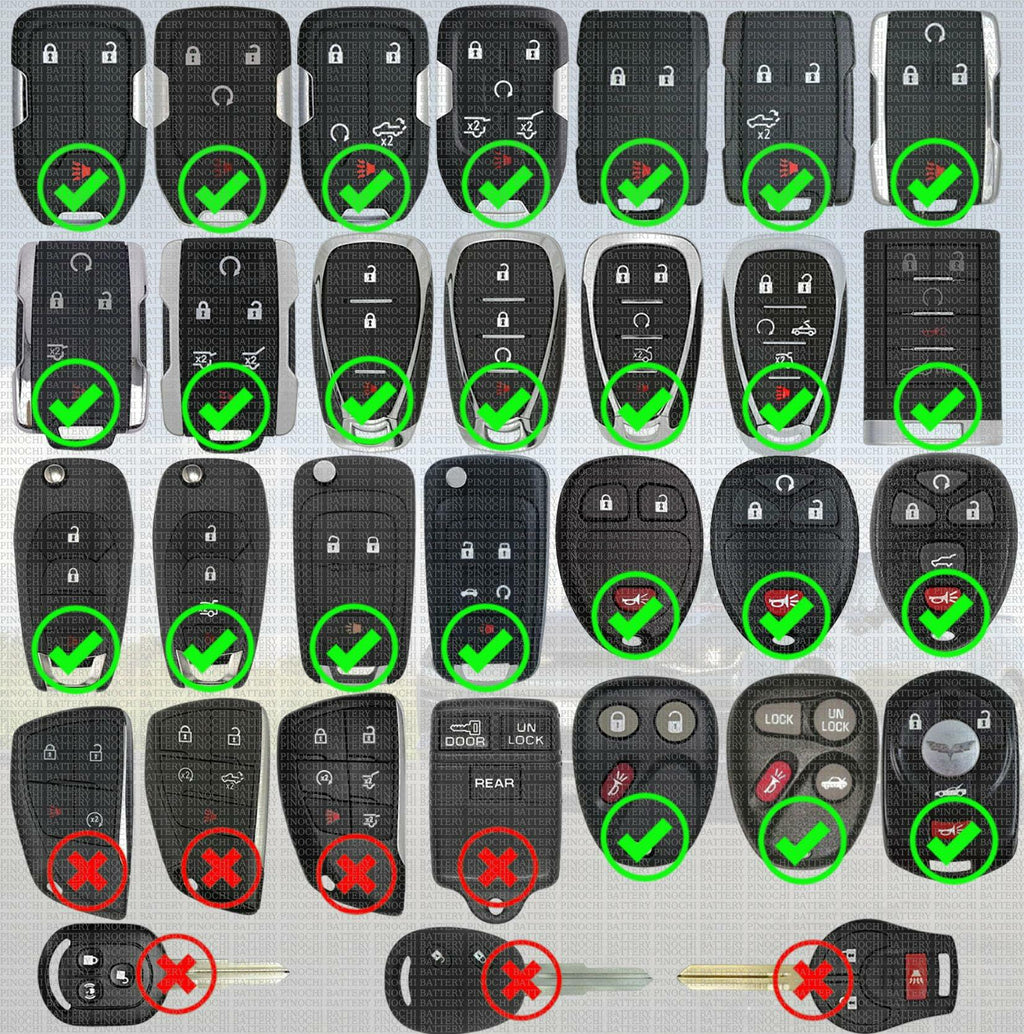 Chevy & GMC Key Fob Battery Replacement for Silverado, Equinox, Malibu, Tahoe