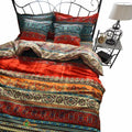 HNNSI Bohemia Exotic Striped Bedding Set 4 Pieces King Size Cotton