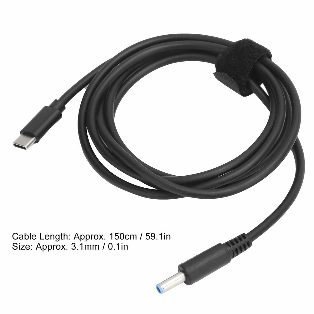Beufee USB C to DC 5x3.1mm Laptop Charging Cable for HP Type C