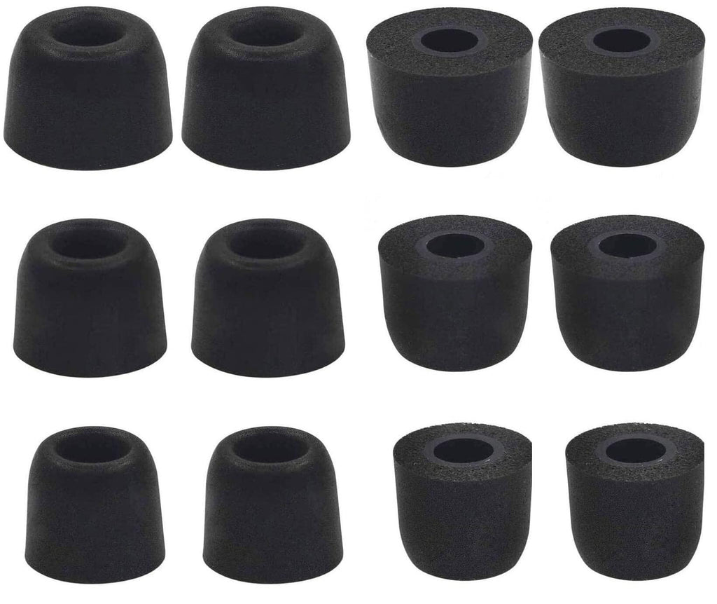 BLLQ Memory Foam Earbud Tips Replacement Eartips for Sony S M L 6 Pairs