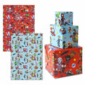 ZEZGERS 6PCS Spidey Wrapping Paper Red Blue Birthday Party Gift Wrap