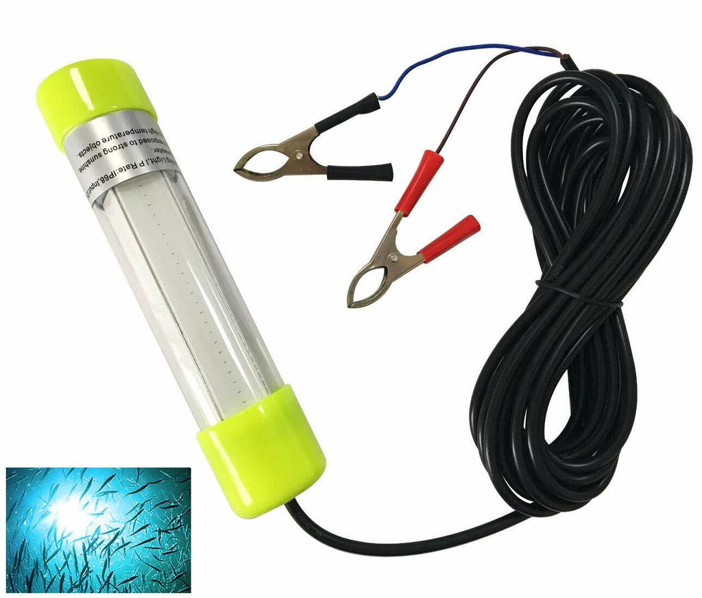 JSHANMEI Underwater Fishing Light 16000 Lumens 20W 12V Blue LED
