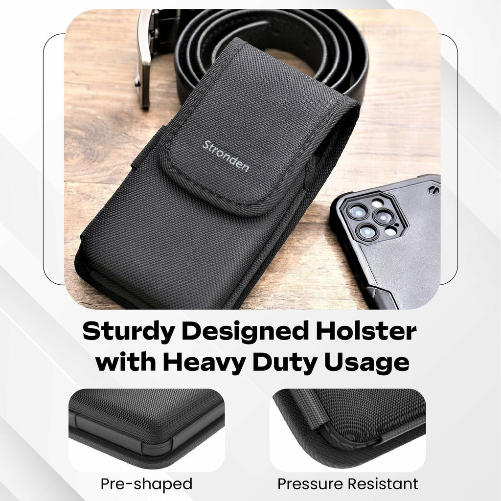 Stronden Heavy Duty Holster for iPhone SE 11 Pro XS X 8 Belt Case Small