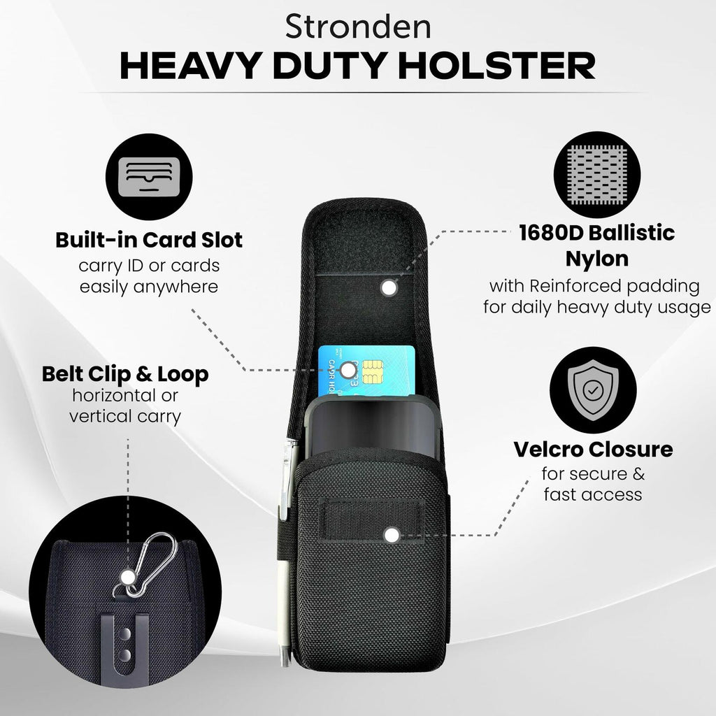 Stronden Heavy Duty Holster for iPhone SE 11 Pro XS X 8 Belt Case Small