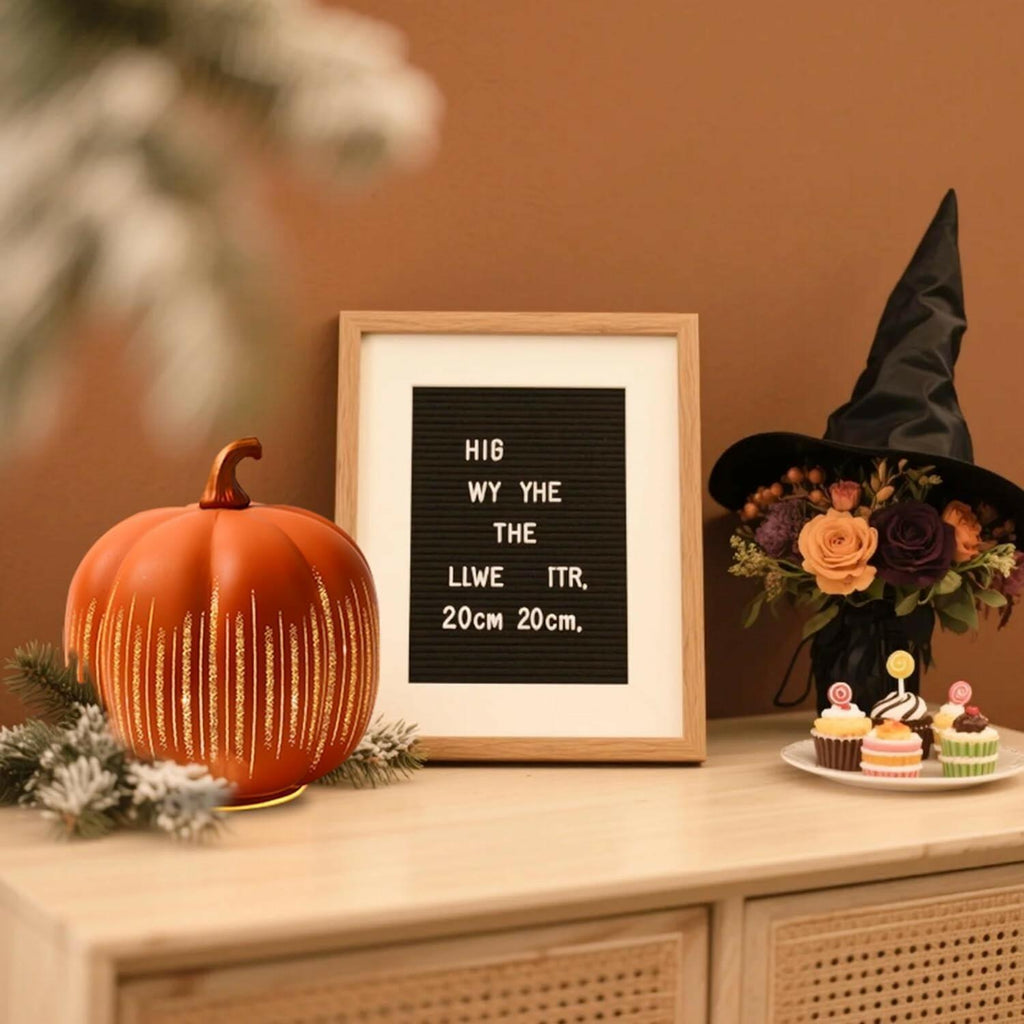 YCNASSS Thanksgiving Starry Night LED Pumpkin Lights Decorative Timer