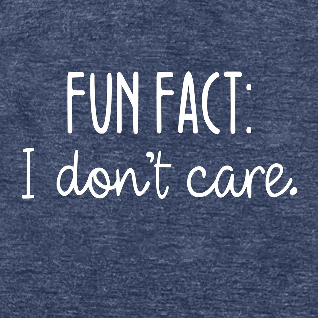 LOOKFACE Women Short Sleeve Fun FACT Graphic Tee Heather Navy Size XL