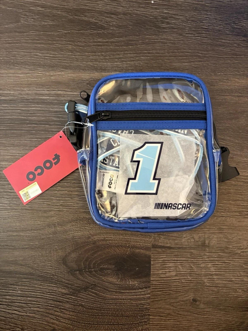 FOCO NASCAR Ross Chastain Clear Messenger Crossbody Bag Size One Size