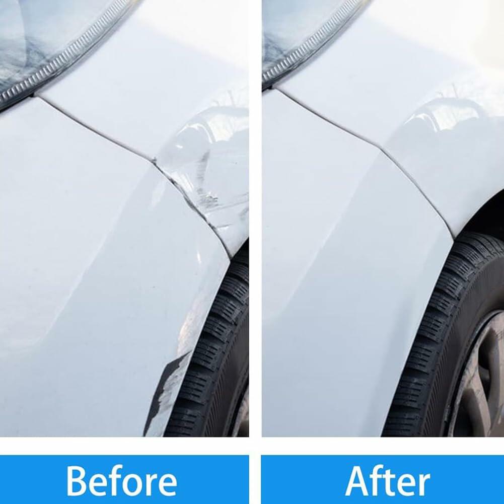 White Touch Up Paint Car Scratch Repair Pen 2-in-1 Quick & Easy 0.4 fl oz
