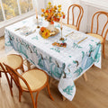 Vaukki Waterproof Fall Tablecloth Pumpkin 60x84 Inch Autumn Decor