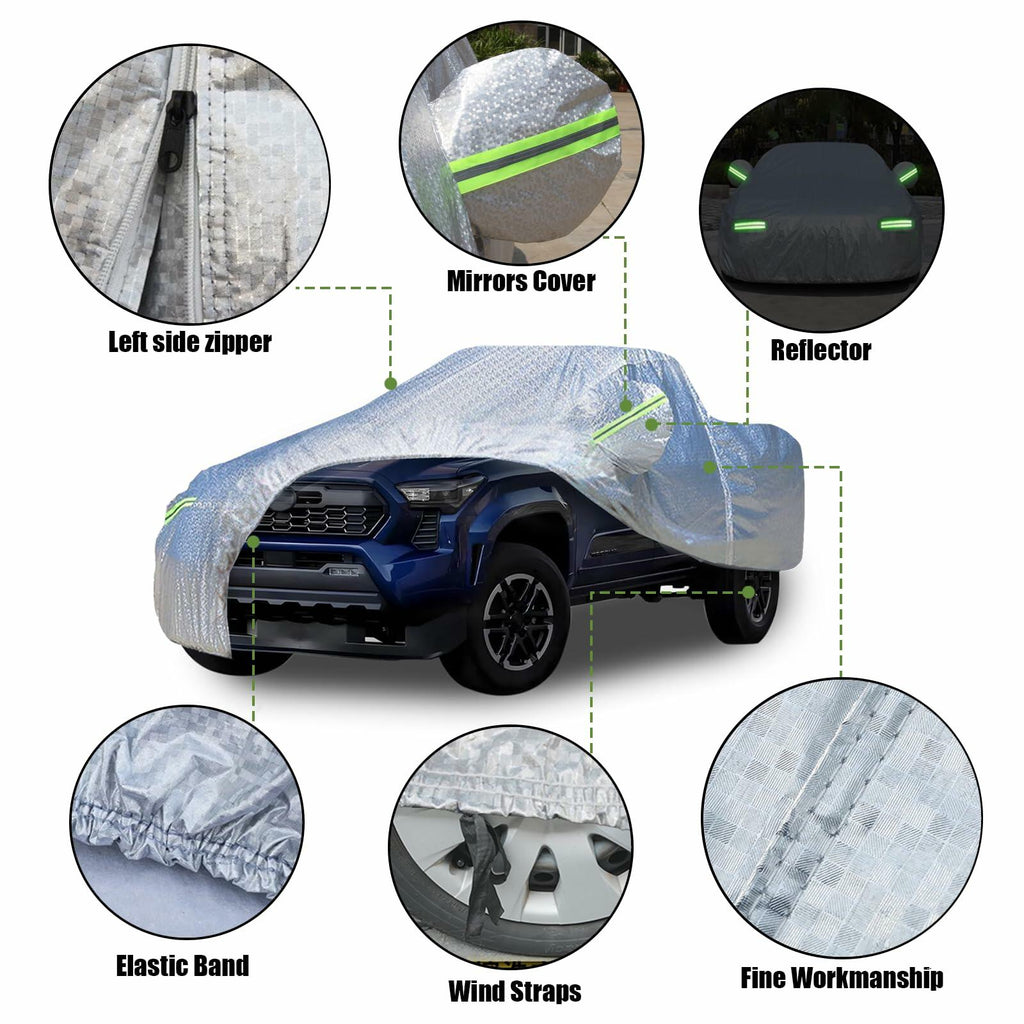 SNKOL Waterproof Car Cover Universal Fit SUV 191-200" Full Cover Oxford